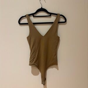 Forever 21 Mustard Bodysuit